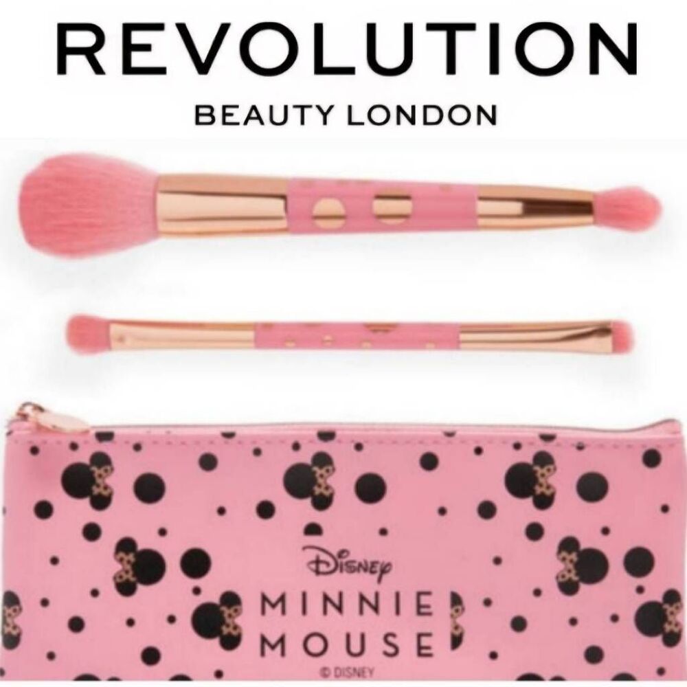 Revolution‎ Beauty X Disney Minnie Mouse 2-Piece Brush Set